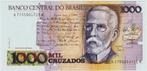 21-1038 Brazilie 1000 cruzados ND, Verzenden, Zuid-Amerika, Los biljet