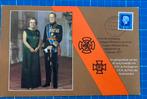 Eerste dag enveloppe BOND DRAGERS BRONZEN KRUIS / LEEUW 1977, Ophalen of Verzenden, Landmacht, Nederland, Embleem of Badge