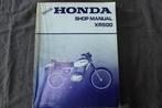 Honda XR500 1979 motorcycle shop manual XR 500, Motoren, Ophalen of Verzenden, Honda