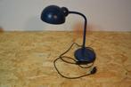 Bureaulamp blauw, Huis en Inrichting, Lampen | Tafellampen, Ophalen of Verzenden, Metaal, Minder dan 50 cm