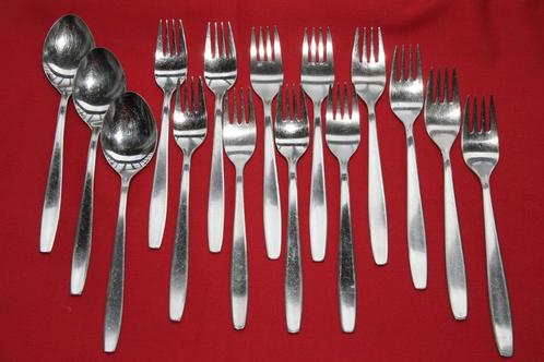 Gero Zilmeta bestek no 522 en 523 (Forli, Foxtrot, Quickstep, Huis en Inrichting, Keuken | Bestek, Rvs of Chroom, Ophalen