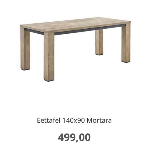 Eettafel Mortara 140cm, Huis en Inrichting, Tafels | Eettafels, Zo goed als nieuw, Ophalen