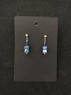 Aanbieding NIEUW exclusieve oorbellen naar luxe merk., Ophalen of Verzenden, Nieuw, Blauw