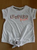 Wit knoopshirt Leopard maat 98/104, Kinderen en Baby's, Kinderkleding | Maat 98, Meisje, Ai-girl for me, Ophalen of Verzenden