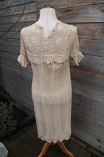 Jurk beige TWIN-SET gehaakt mt XL transp. Vaste prijs, Beige, Maat 46/48 (XL) of groter, Ophalen of Verzenden, Zo goed als nieuw