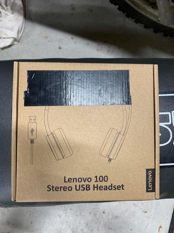 Lenovo 100 Stereo USB Headset - Nieuw beschikbaar voor biedingen