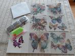 Set Diamond painting kaarten Vlinders, Ophalen of Verzenden, Nieuw