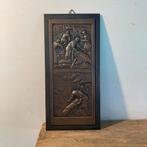 Vintage Koperen Muurplaat 23x11, Ophalen of Verzenden