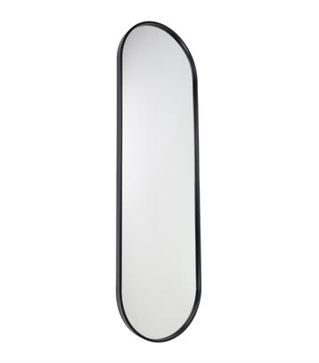 Passpiegel Ovaal - Zwart - Metaal - 150x40 beschikbaar voor biedingen