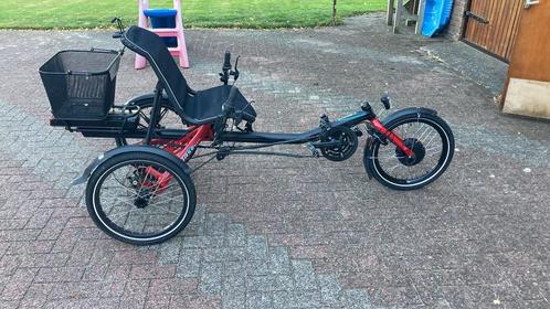 Elektrische Hase Trigo ligfiets driewieler splinternieuwe E, Fietsen en Brommers, Fietsen | Driewielfietsen, Zo goed als nieuw