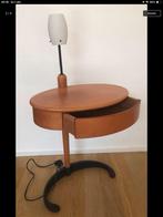 2 Peter Maly nachttafels met verlichting en lade, Minder dan 55 cm, Gebruikt, Ovaal, Hout