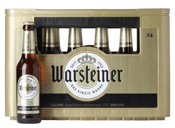 Krat Warsteiner beschikbaar voor biedingen