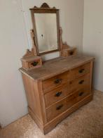 Leuke antiek grenen kaptafel., Ophalen, Zo goed als nieuw, 50 tot 100 cm, Minder dan 100 cm