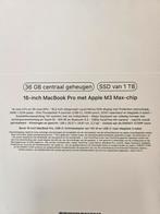 Nieuw: Apple Macbook Pro 2023 16" M3 Max 14 core 30 core gpu, MacBook Pro, 1 TB of meer, Nieuw, 16 inch