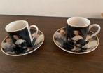 Rijksmuseum Espresso Kopjes en Schotels Set, Huis en Inrichting, Keuken | Servies, Ophalen of Verzenden, Zo goed als nieuw, Overige stijlen