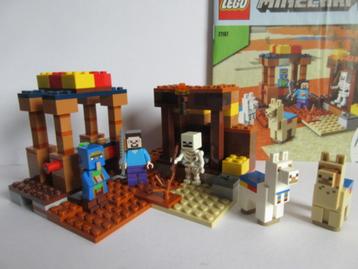 21167 Lego Minecraft De handelspost. Verzenden is mogelijk. beschikbaar voor biedingen