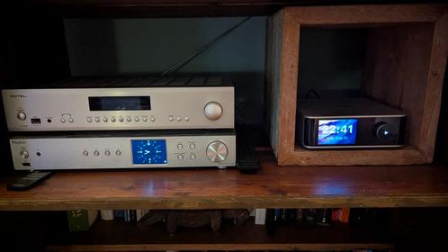 Combinatie Rotel A14 MK ii amplifier + Wiim Ultra streamer, Audio, Tv en Foto, Versterkers en Receivers, Zo goed als nieuw, Stereo
