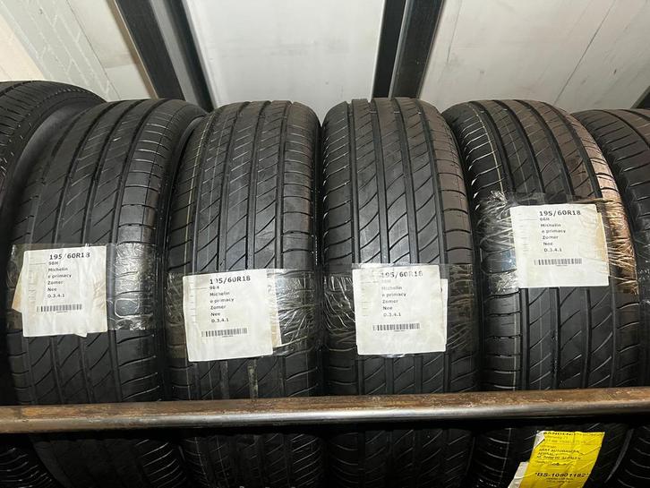 Michelin 195/60R18 Zomerbanden DEMO Zeer nette set van 4, Auto-onderdelen, Banden en Velgen, Band(en), Zomerbanden, 18 inch, 195 mm
