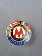 Mooie gemailleerde sky speld/broche Marmolada Canazei., Verzamelen, Speldjes, Pins en Buttons, Ophalen of Verzenden, Zo goed als nieuw
