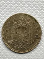Una peseta PTAS 1975 Juan Carlos Rey de Espana, Postzegels en Munten, Ophalen of Verzenden, Losse munt, Overige landen