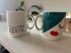 2 leuke mokken, gekocht in Sicilië, Huis en Inrichting, Ophalen of Verzenden, Zo goed als nieuw, Overige stijlen, Kop(pen) en/of Schotel(s)
