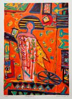 Zeefdruk Gertie Janssen - Cleopatra I, Antiek en Kunst, Kunst | Litho's en Zeefdrukken, Verzenden