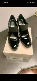 Hogan prachtige lak high heels met plateau zool, Ophalen of Verzenden, Zo goed als nieuw, Zwart