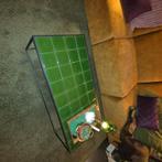 Salontafel Groene Tegels, Huis en Inrichting, Ophalen, Minder dan 50 cm, 50 tot 100 cm, Retro / Modern