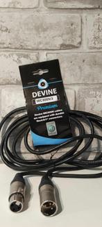 Devine MIC500N/3 XLR microfoonkabel nieuw in verpakking, Ophalen of Verzenden, Zo goed als nieuw, Microfoon