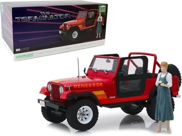 Terminator 1983 Jeep CJ-7 Renegade with Sarah Connor Figure beschikbaar voor biedingen