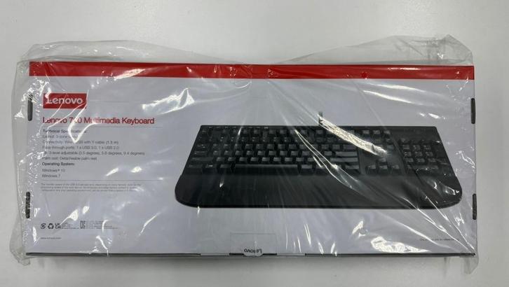 Lenovo 700 Multimedia USB - Toetsenbord(Dutch), Computers en Software, Toetsenborden, Nieuw, Qwerty, Draadloos, Ergonomisch, Multimediatoetsen