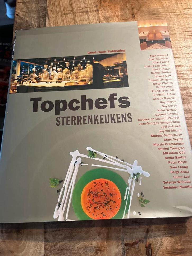 Topchefs Sterrenkeukens Kookboek, Boeken, Kookboeken, Gelezen, Voorgerechten en Soepen, Europa, Gezond koken, Ophalen of Verzenden