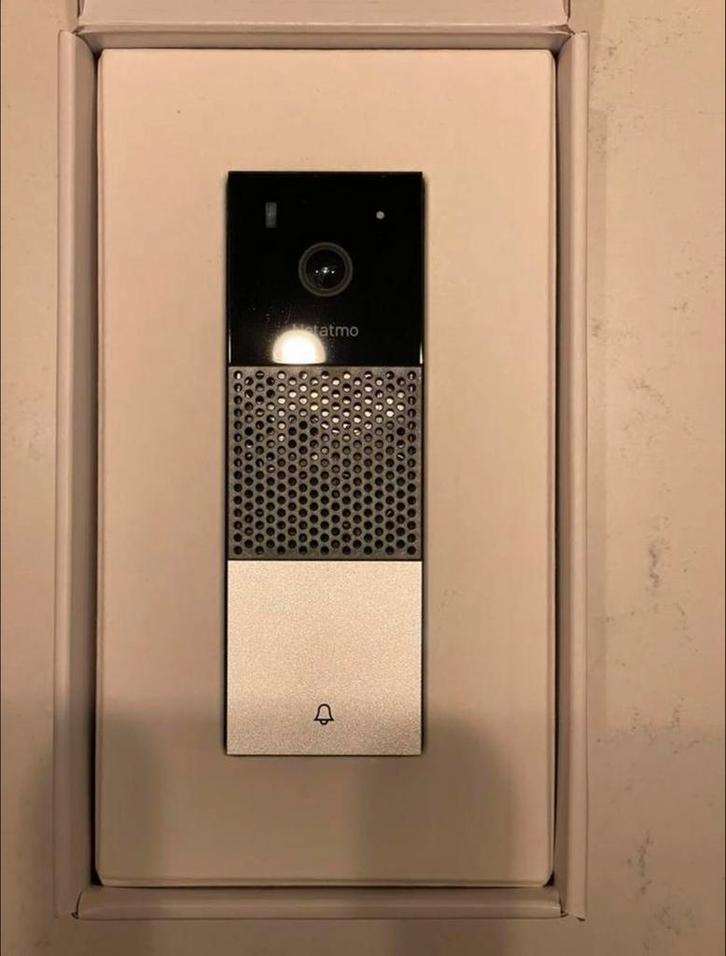 Netatmo slimme Deurbel, Huis en Inrichting, Deurbellen, Gebruikt, Bedraad, Bewegingsdetectiesensor, Ophalen of Verzenden
