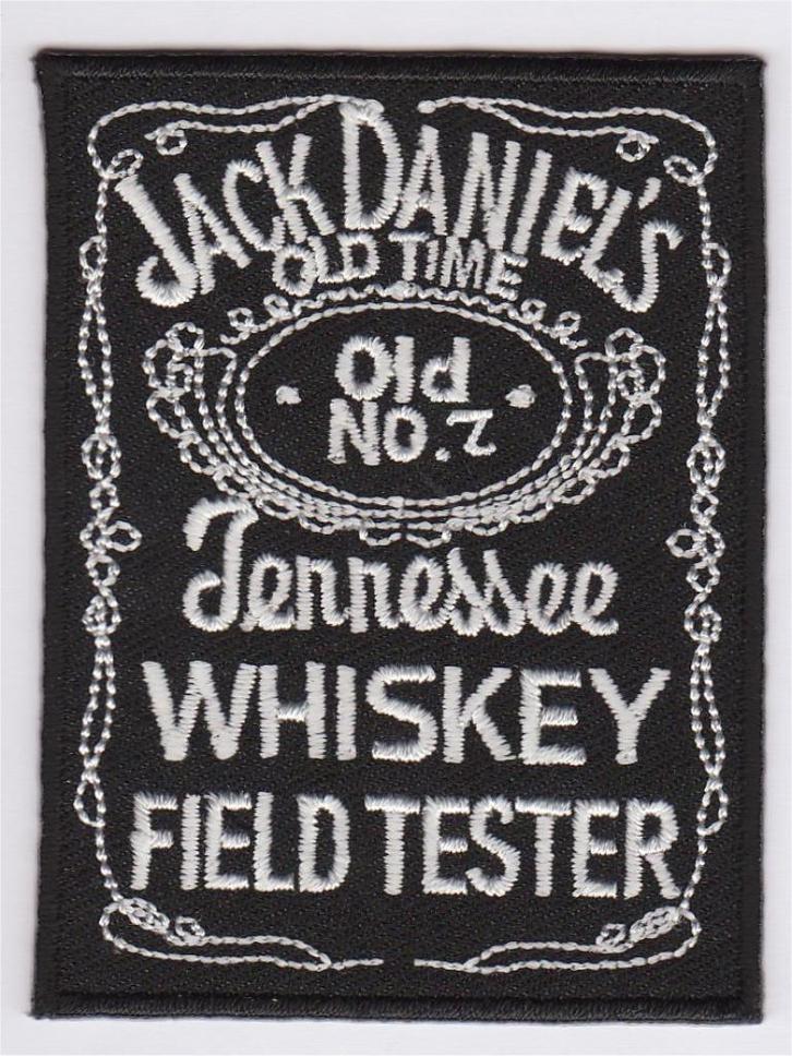 Jack Daniels stoffen opstrijk patch embleem #1, Verzamelen, Merken en Reclamevoorwerpen, Nieuw, Overige typen, Verzenden