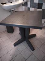 Tuintafel met parasol gat 69 x69 - 72 Hoog, Ophalen of Verzenden, Gebruikt, Rechthoekig