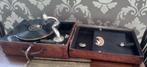Grammofoon koffer antiek, Antiek en Kunst, Antiek | Tv's en Audio, Ophalen