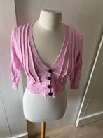 Kort vestje roze maat M van Dept top als nieuw crop top, Kleding | Dames, Truien en Vesten, Maat 38/40 (M), Ophalen of Verzenden