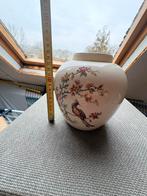 Vintage Burleigh Ironstone Vaas, Gebruikt, Wit, Aardewerk of Porselein, Ophalen of Verzenden