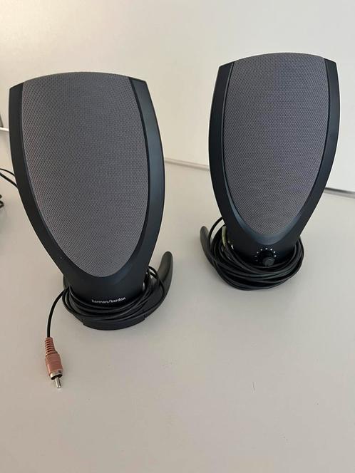 Harman Kardon HK206 speakerset computer-multimedia, Computers en Software, Pc speakers, Zo goed als nieuw, Audiokanaal 2.0, Ophalen of Verzenden