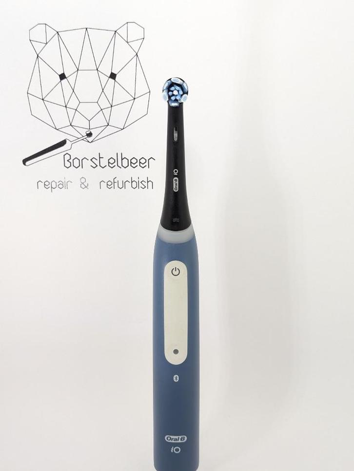 Oral B IO4 blauw 1 jaar garantie, Sieraden, Tassen en Uiterlijk, Uiterlijk | Mondverzorging, Zo goed als nieuw, Tandenborstel