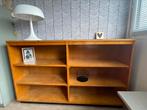 SCHOOLKAST / HOUTEN KAST / BOEKENKAST  VINTAGE, HOUT, Huis en Inrichting, Ophalen, Zo goed als nieuw, Minder dan 150 cm, Minder dan 100 cm