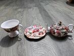 Kerst theepot en theekopje. Grace's teaware., Diversen, Kerst, Ophalen of Verzenden, Gebruikt