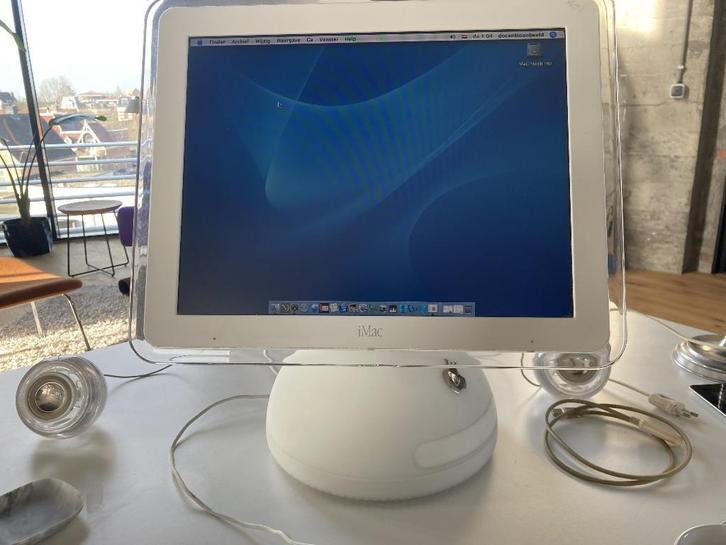iMac G4 'Sunflower', Computers en Software, Apple Desktops, Gebruikt, iMac, HDD, Minder dan 2 Ghz, Minder dan 4 GB, Ophalen