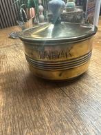 Antieke Tabaksdoos van koper, Antiek en Kunst, Ophalen of Verzenden