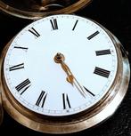 Zakhorloge met spillegang in dubbele kast zilver B'ham 1834, Ophalen of Verzenden, Zilver, Overige typen