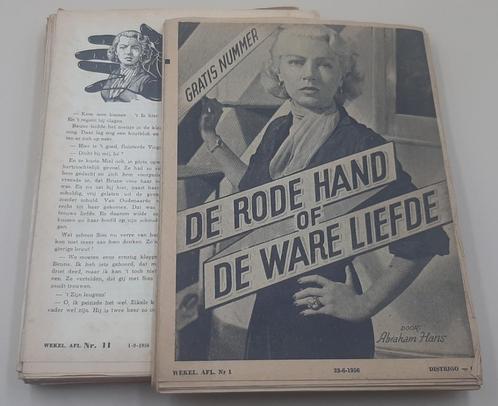 Complete set van; De rode hand of De ware liefde, Boeken, Romans, Zo goed als nieuw, Nederland, Ophalen of Verzenden