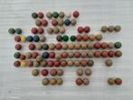 Vintage kleiknikkers en 3 kg diverse knikkers, Ophalen