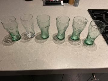 5 Coca Cola Glazen beschikbaar voor biedingen