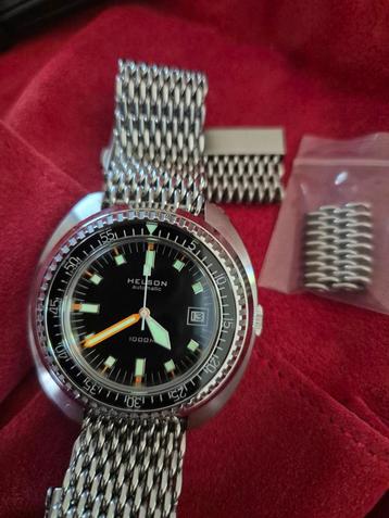 Helson Black Turtle 1000m Diver Automatic €450 beschikbaar voor biedingen