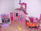 Complete Barbie set, Ophalen, Zo goed als nieuw, Poppenhuis